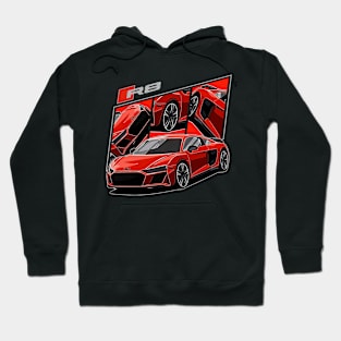 R8 v10 plus German Supercar Hoodie